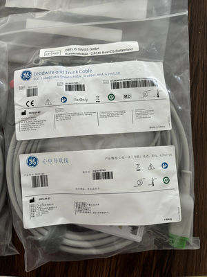 GE LeadWire And Trunk Cable REF: 5831398 EKG 3 LED CABLE UNDETACHABLE GRABBER AHA 4.7M 15FT