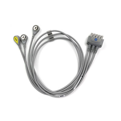 GE REF:2106385-003 EKG LeadWire Set,3-lead,Snap,IEC,74CM/29IN
