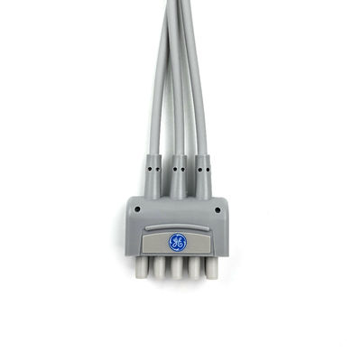 GE REF:2106385-003 EKG LeadWire Set,3-lead,Snap,IEC,74CM/29IN