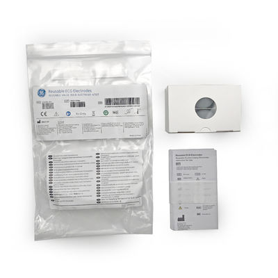 2104783-001 Tekrar kullanılabilir EKG Elektrotları Tekrar kullanılabilir değerli ampul elektrotu 6/set