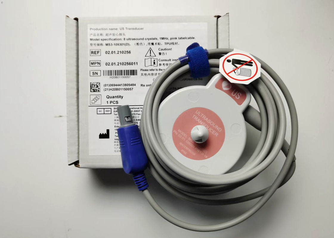 EDAN F6 Fetal Monitor Transducer MS3-109301 Çift Slot 4 Pin Su geçirmez IPX8