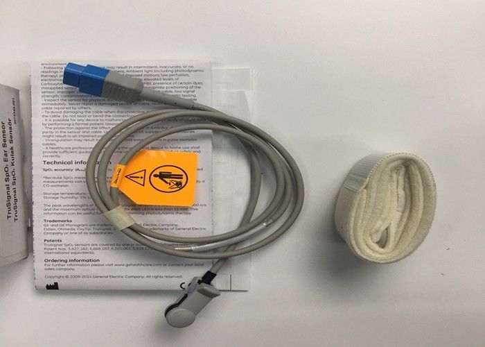 Ohmeda GE Tıbbi Ekipman yedek parçaları, Tekrar kullanılabilir TruSignal Spo2 kulak algılayıcı 9 Pin