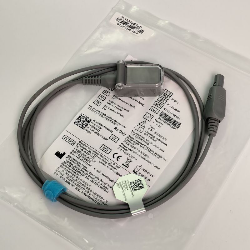 SHEC1 Kan Oksijen Sondu Genişletme Kablosu 2M DB9 LEMO Adaptörü 6 Pin Çift Slot L2.0m
