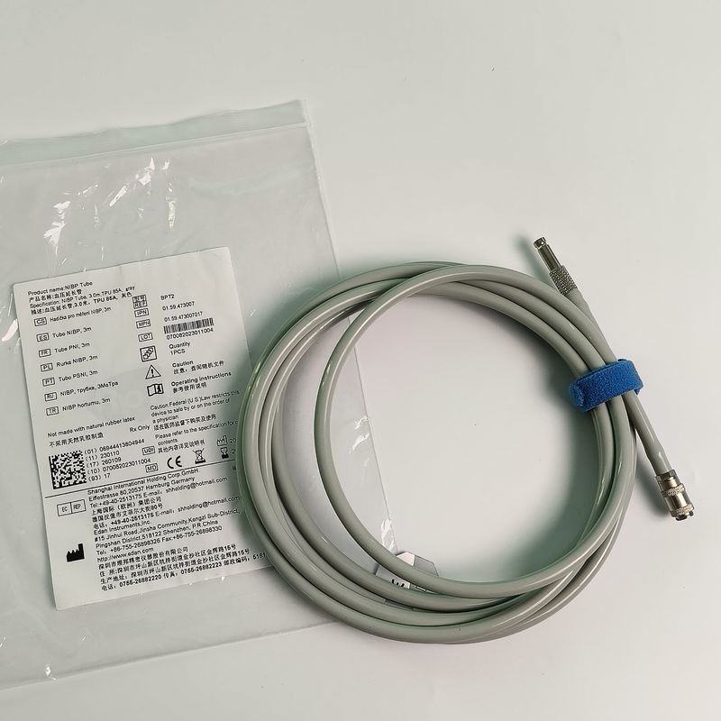 Orijinal Uzun Düz Baş Kan Basıncı Genişletme Tüpü 3 Metre TPU 85A Gri REF BPT2 IPN 01.59.473007