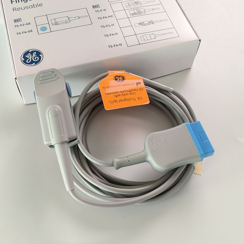 GE Orijinal Ohmeda TruSignal SpO2 Parmak Sensörü Tekrar Kullanılabilir REF:TS-F4-GE