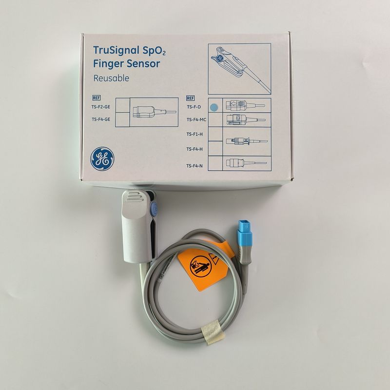 GE Orijinal Datex-Ohmeda TruSignal SpO2 Parmak Sensörü Tekrar Kullanılabilir REF: TS-F-D