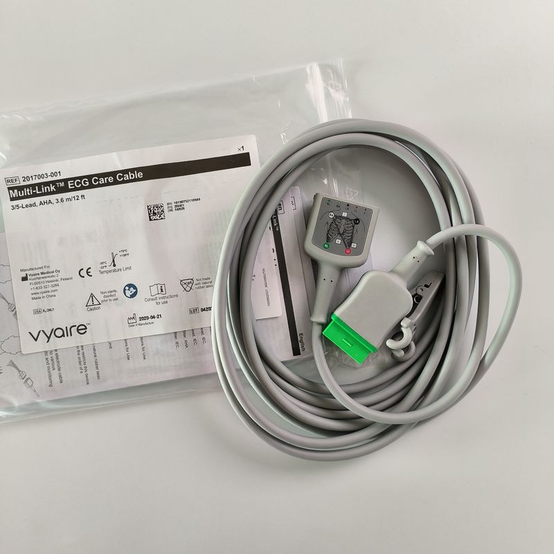 Vyaire GE Original Multi-Link EKG Bakım Kablosu 3/5-Lead AHA 3.6m / 12 Ft. REF: 2017003-001