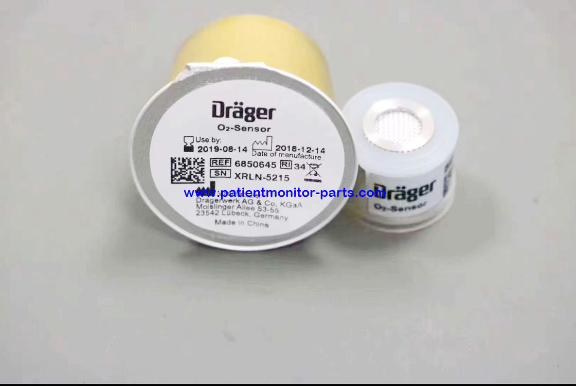Orijinal İthalat Drager Oksijen Pil, Evit 4 için Klasik Paramagnetik O2 Sensörü, Sipariş Numarası: 6850645