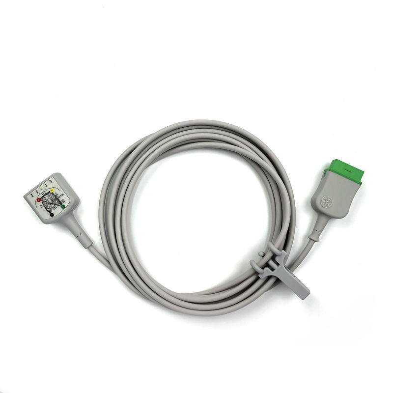 GE Ref:2106305-003 EKG Trunk Kablosu 3/5 kurşun IEC3.6m/12ft